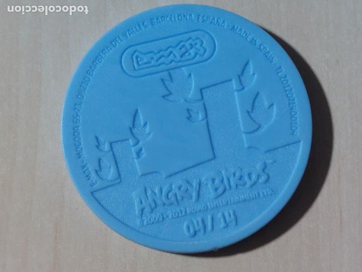 Coleccionismo cromos antiguos: TAZO SLAMMERS 4 - E-MAX ANGRY BIRDS POGS - 2012 - - Foto 2