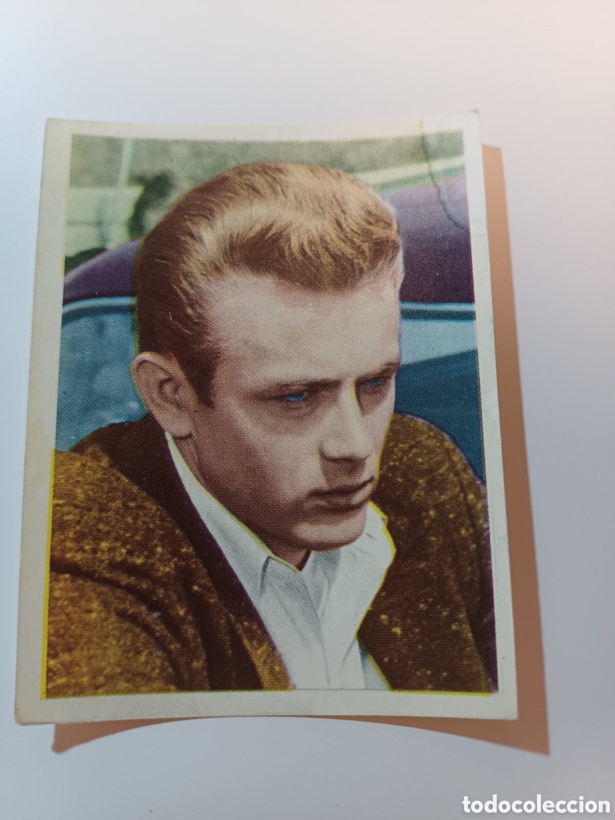 Coleccionismo Cromos antiguos: Cromo james dean, portugues, nuevo, nunca pegado