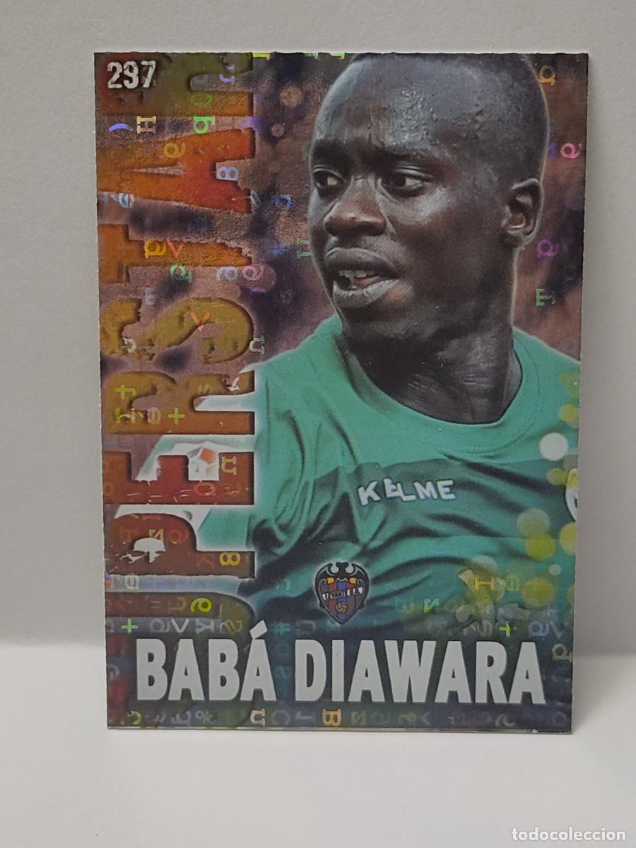 Coleccionismo Cromos antiguos: Cromo MUNDICROMO 2013 2014 13/14 - SUPERSTAR BRILLO LETRAS F. AZUL - BAB&Aacute; DIAWARA 297 - LEVANTE