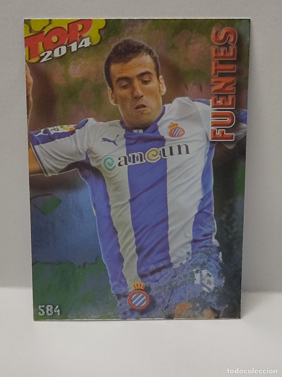 Coleccionismo Cromos antiguos: Cromo MUNDICROMO 2013 2014 13/14 - TOP 3 BRILLO VERDE - FUENTES 584 - ESPANYOL
