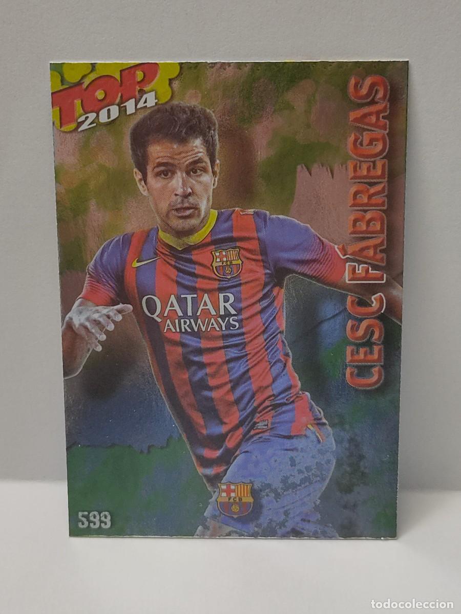 Coleccionismo Cromos antiguos: Cromo MUNDICROMO 2013 2014 13/14 - TOP 7 BRILLO VERDE - CESC F&Aacute;BREGAS 599 - BARCELONA