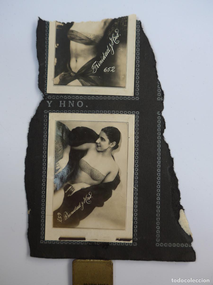 Colecionismo Cromos antigos: CROMOS FOTOTIPIAS EROTICO EROTICAS FABRICA CUBANA DE PUROS HABANOS TRINIDAD Y HNO.