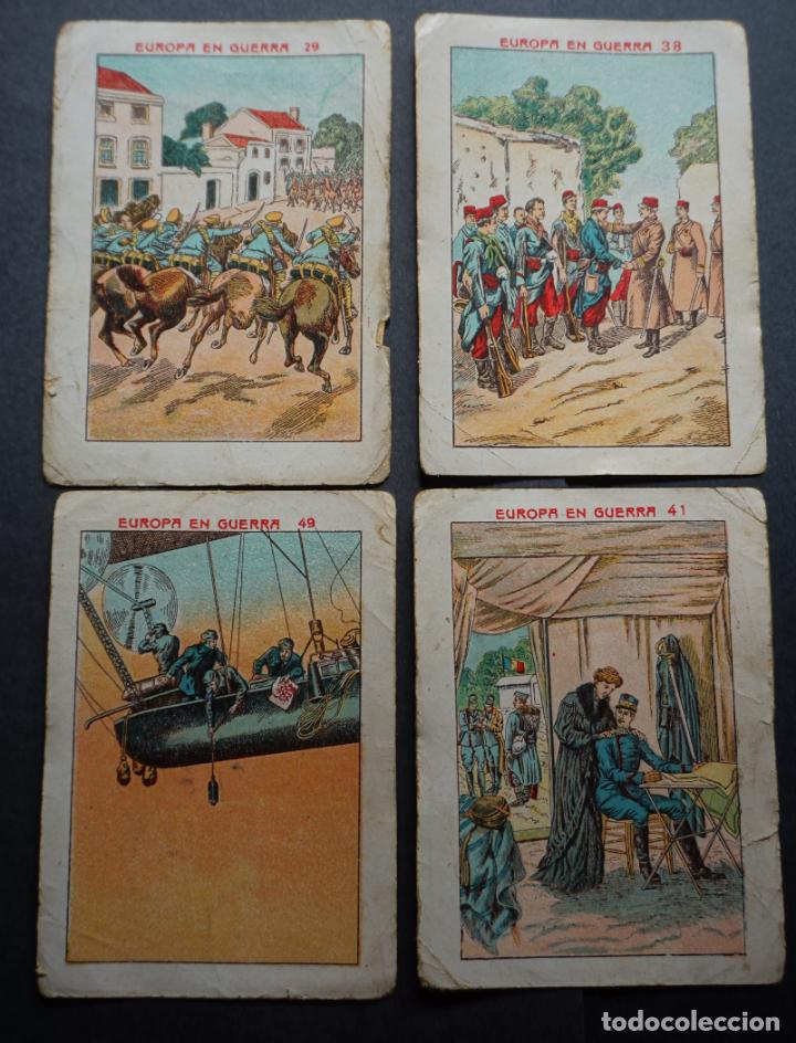 Coleccionismo cromos antiguos: 4 cromos de Europa en Guerra editados por Chocolates Arumi de Vic. Ver fotos y comentarios