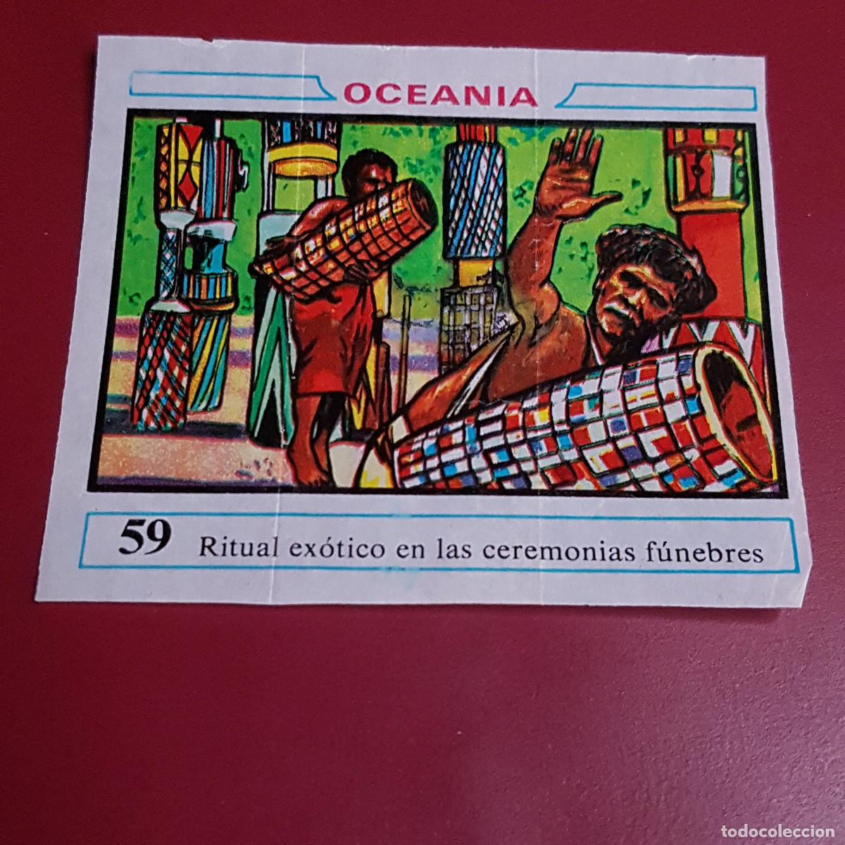 Coleccionismo cromos antiguos: DUNKIN - OCEANIA - UN CROMO - 59 - Foto 1