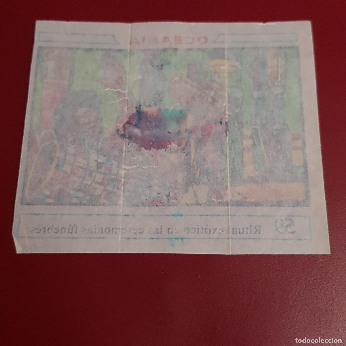 Coleccionismo cromos antiguos: DUNKIN - OCEANIA - UN CROMO - 59 - Foto 2