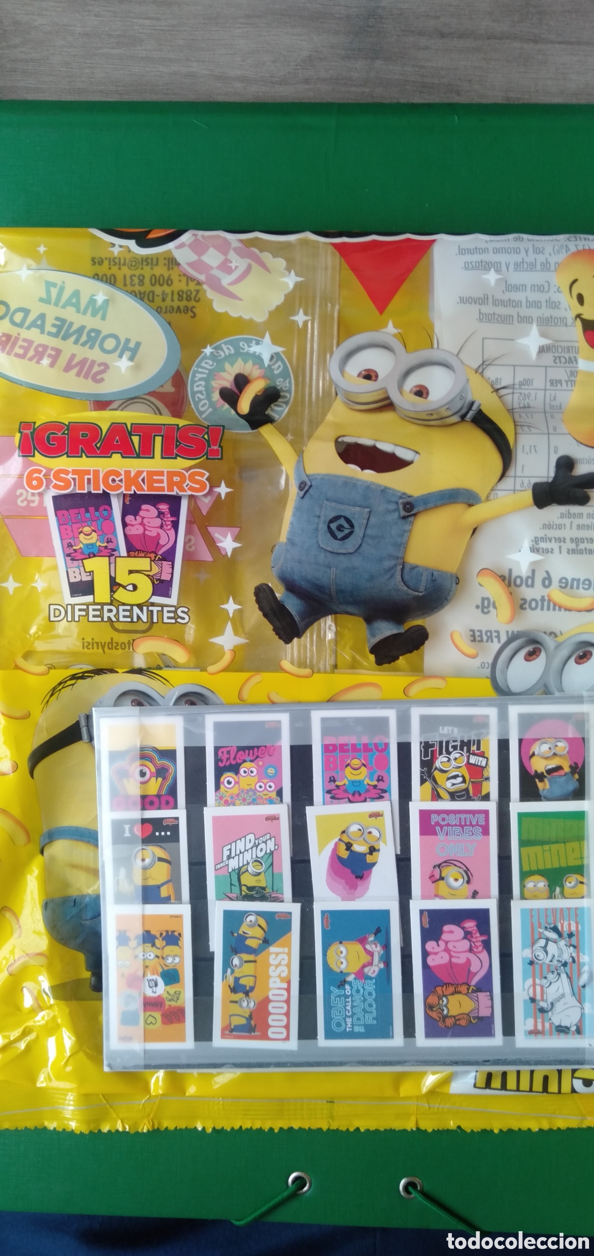 Coleccionismo cromos antiguos: STICKER RISI MINIONS - Foto 4
