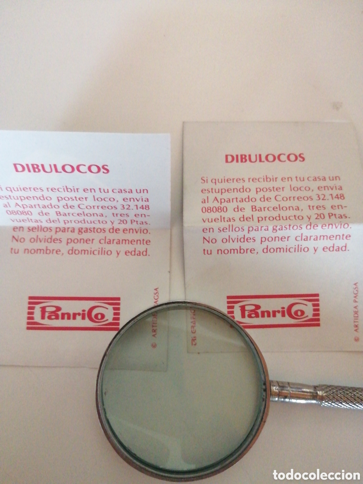Coleccionismo cromos antiguos: 2 Cromos pegatinas de DIBULOCOS de PANRICO - Foto 2