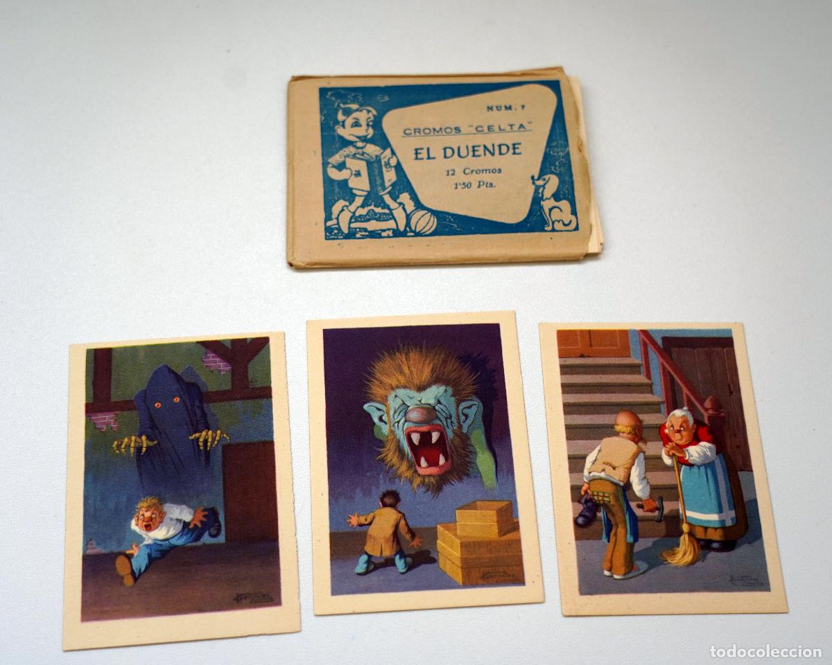 Coleccionismo cromos antiguos: Cromos CELTA , EL DUENDE num 7 - Foto 1