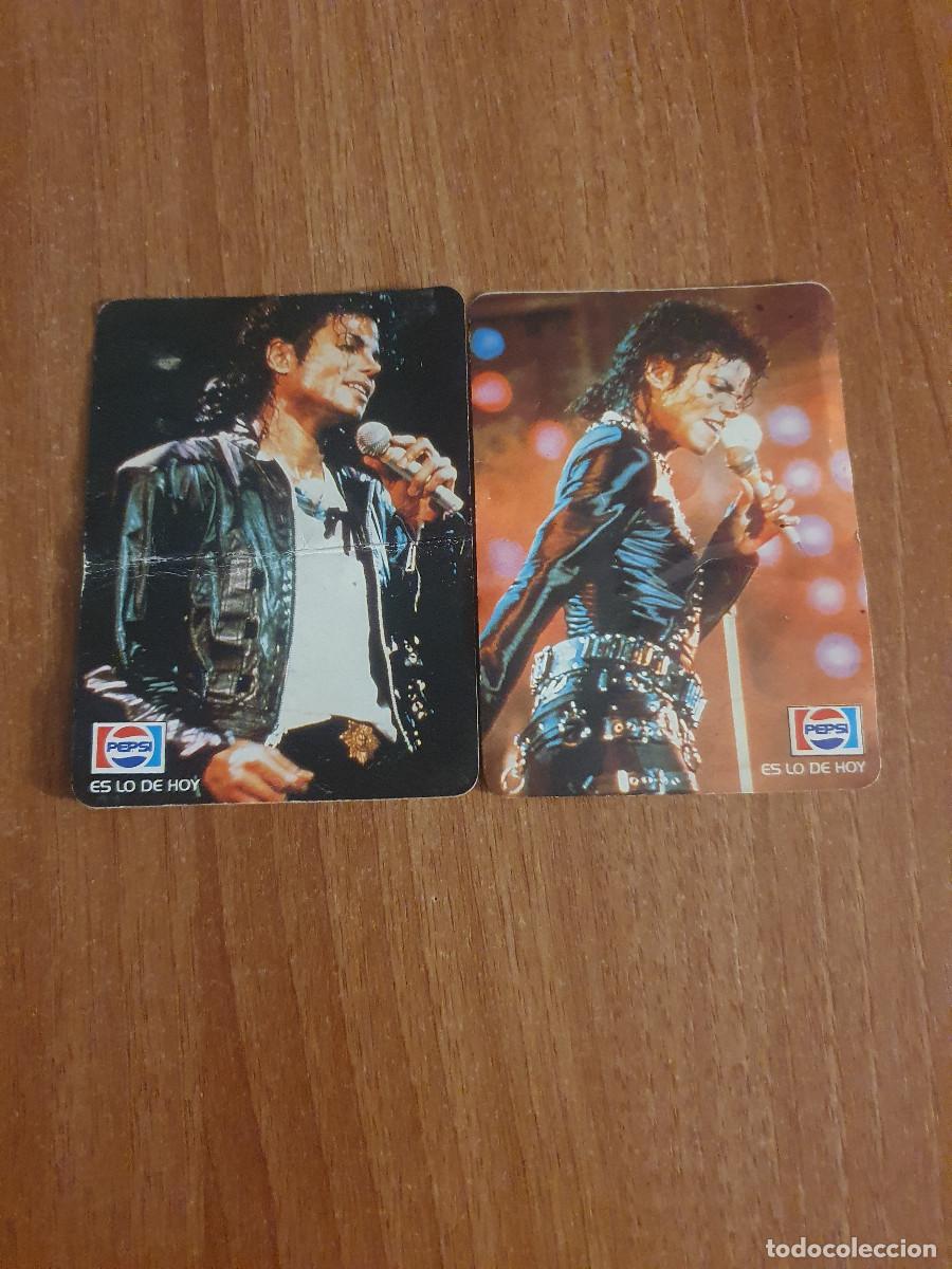 Coleccionismo cromos antiguos: 2 CROMOS MICHAEL JACKSON - Foto 1