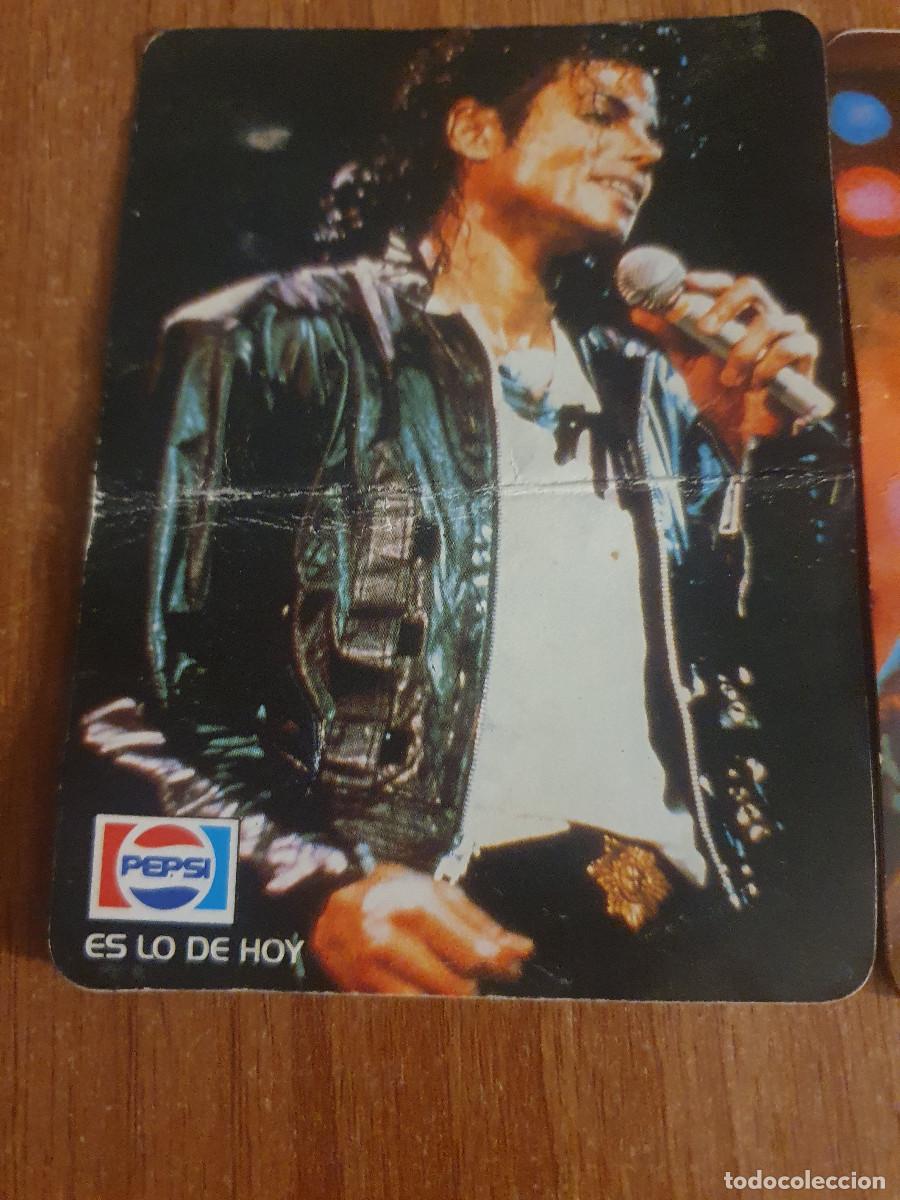 Coleccionismo cromos antiguos: 2 CROMOS MICHAEL JACKSON - Foto 2