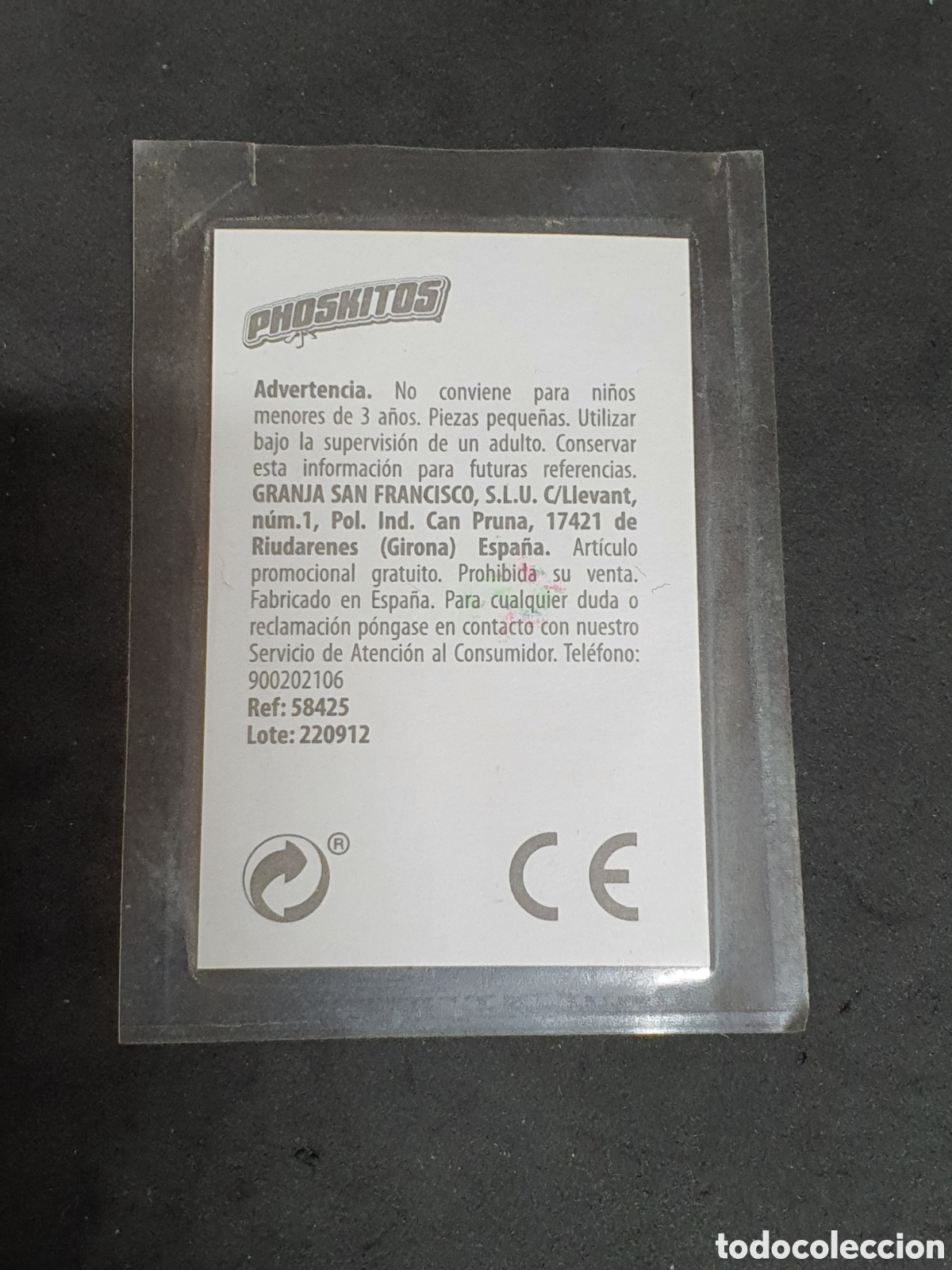 Coleccionismo cromos antiguos: Cromo phoskitos son fl&uacute;or 2021 - Foto 2
