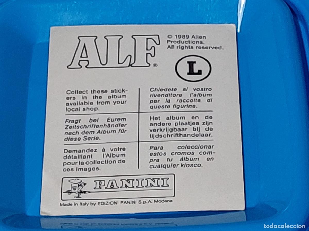 Coleccionismo cromos antiguos: ALF PANINI CROMO N&ordm; L, SIN PEGAR - Foto 2