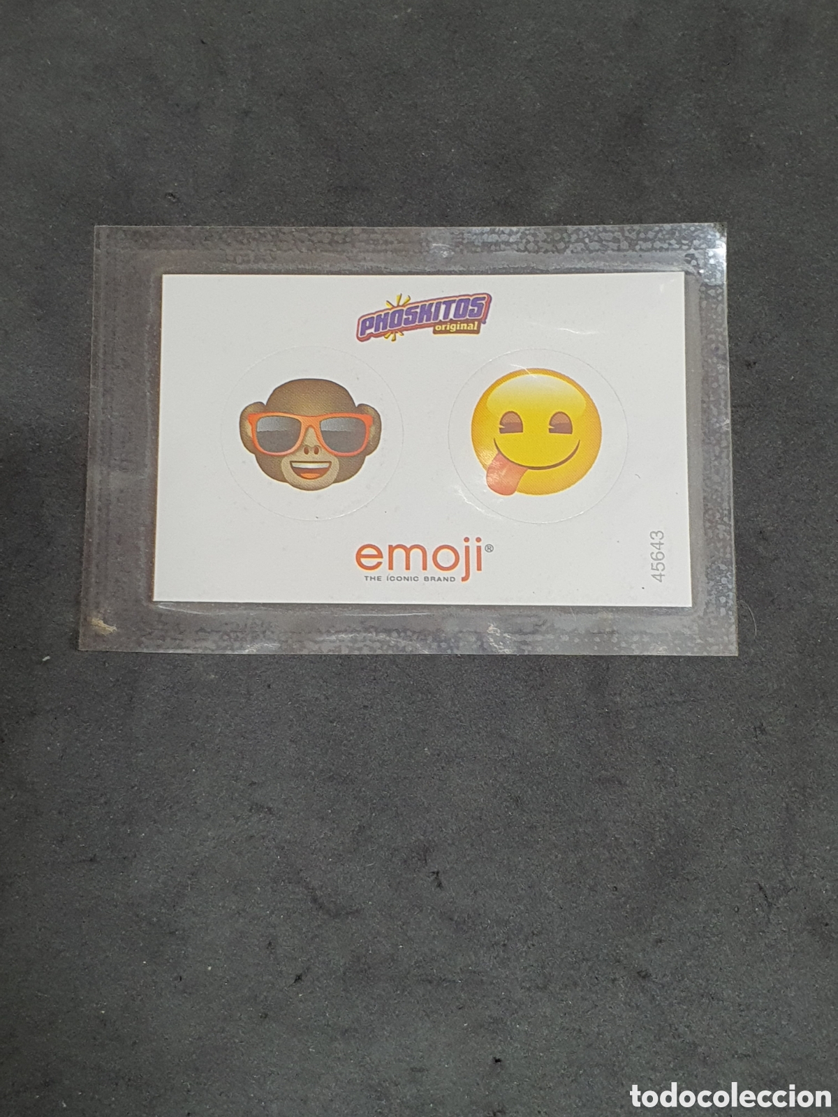 Coleccionismo cromos antiguos: Cromo phoskitos emoji 2016 - Foto 1