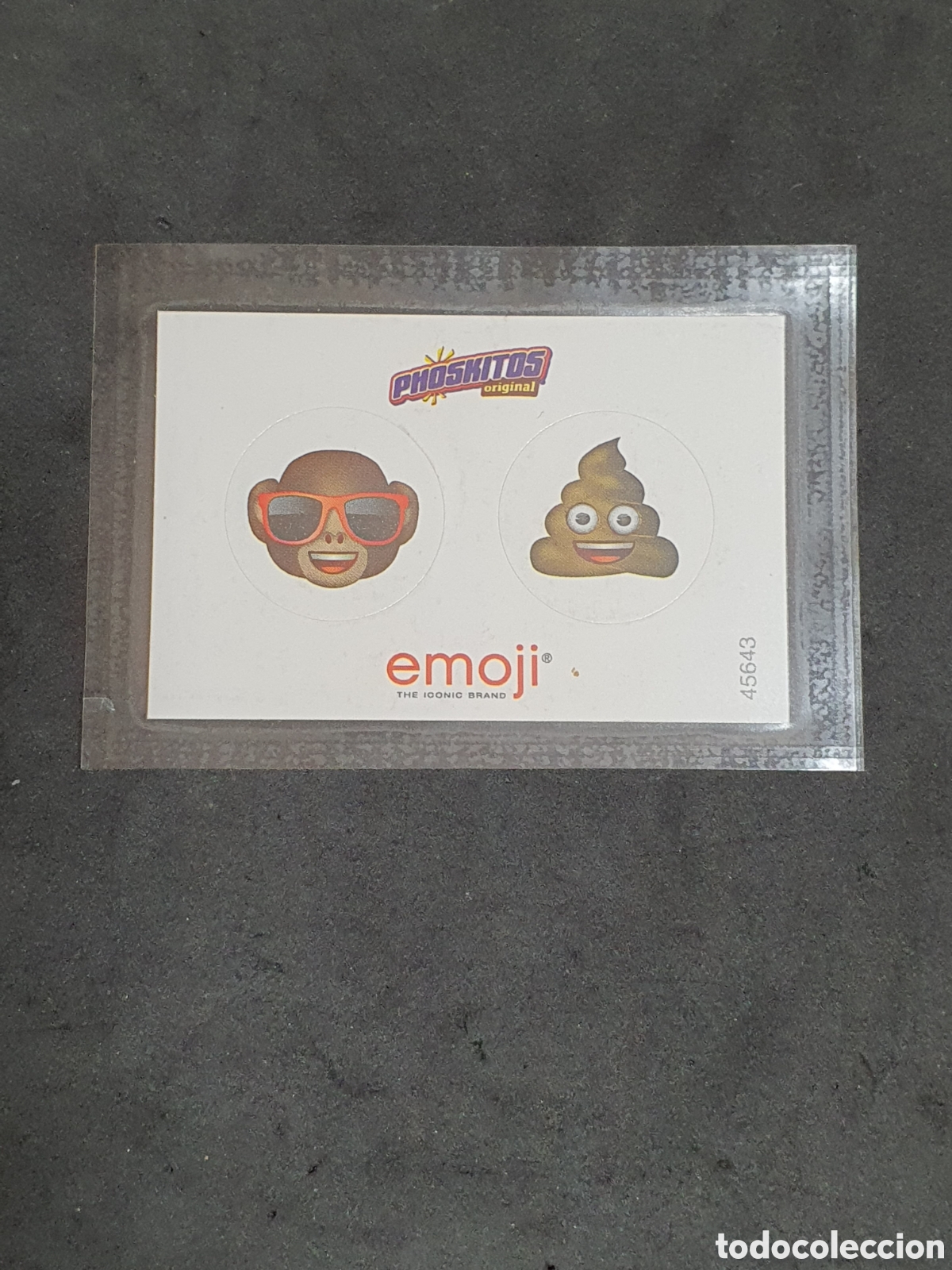 Coleccionismo cromos antiguos: Cromo phoskitos emoji 2016 - Foto 1