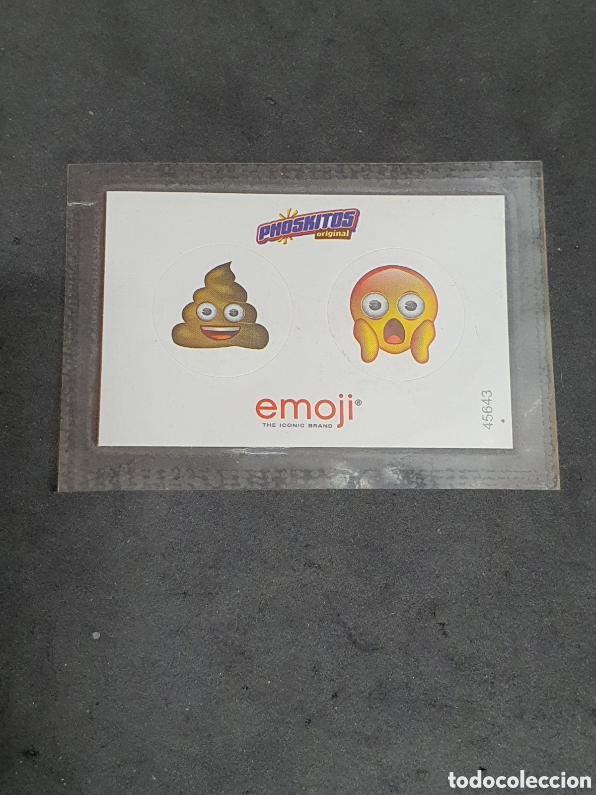 Coleccionismo cromos antiguos: Cromo phoskitos emoji 2016 - Foto 1
