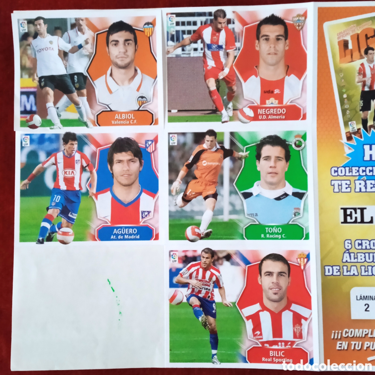 Coleccionismo cromos antiguos: Cromos liga 2008/2009 ,EL PAIS - Foto 3