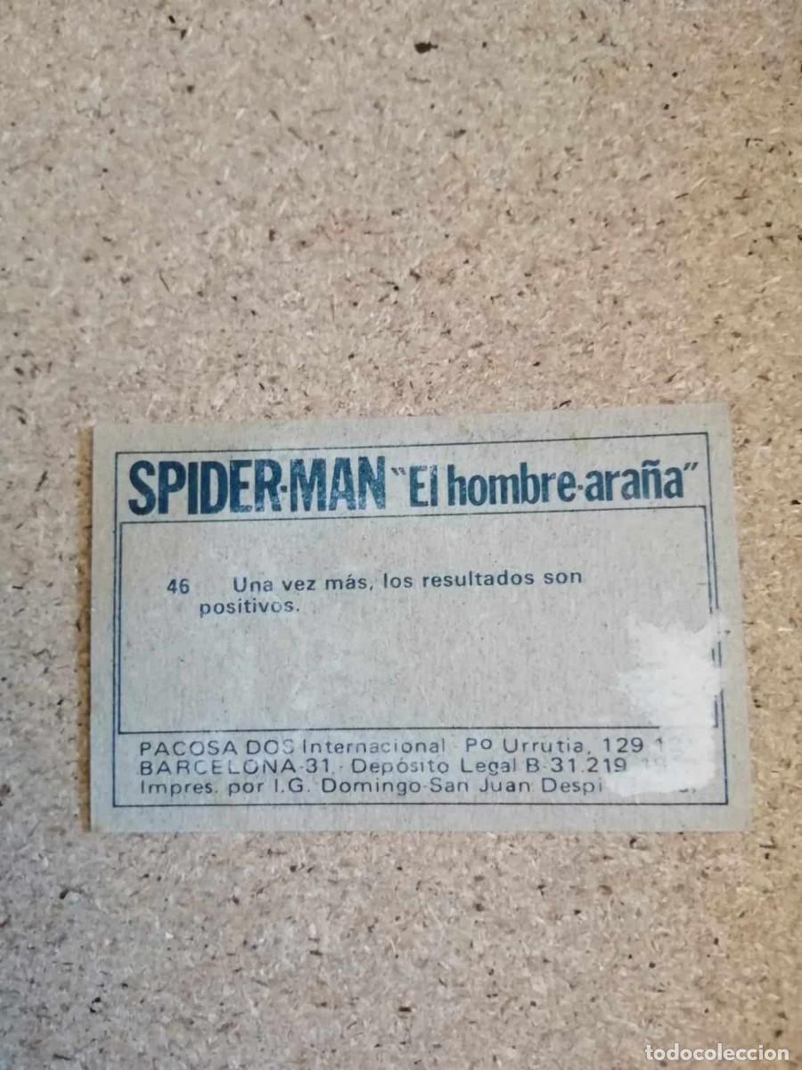 Coleccionismo cromos antiguos: CROMO 46 SPIDERMAN (A&Ntilde;OS 70) - Foto 2