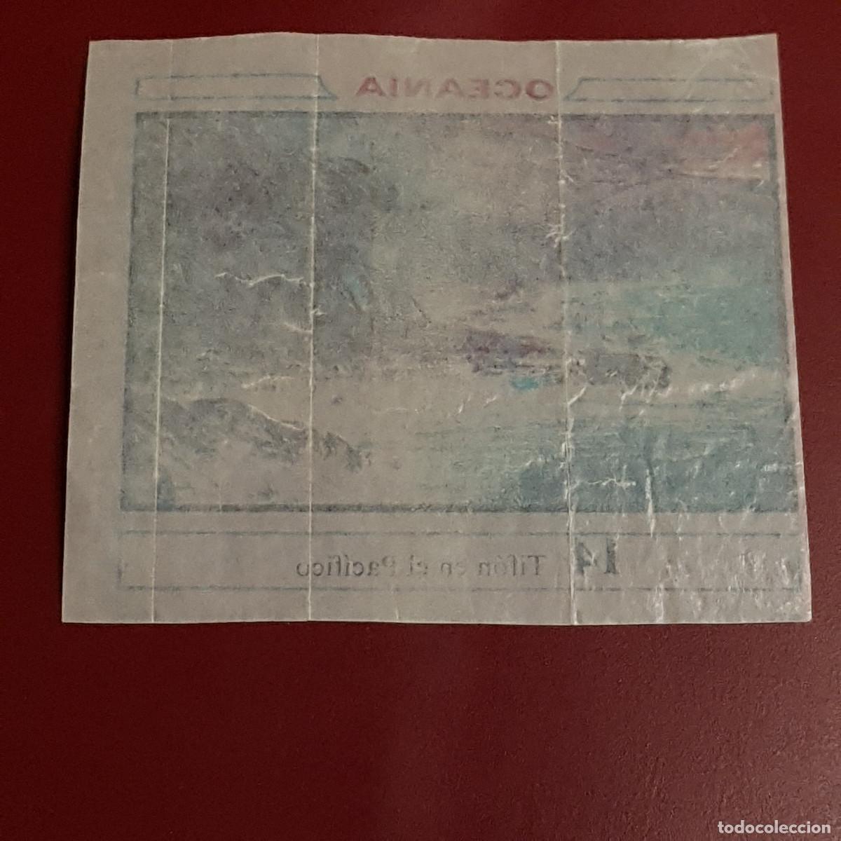 Coleccionismo cromos antiguos: DUNKIN - OCEANIA - UN CROMO - 14 - Foto 2