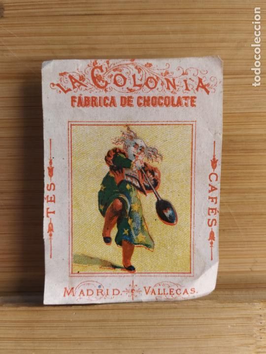 Collezionismo Figurine antiche: LA COLONIA FABRICA DE CHOCOLATE - MADRID - VALLECAS -CROMO ANTIGUO-VER FOTOS-(106.048)