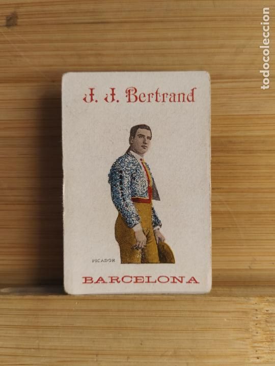 Collezionismo Figurine antiche: PICADOR - TORERO - J. J. BERTRAND (BARCELONA) -CROMO ANTIGUO-VER FOTOS-(106.053)