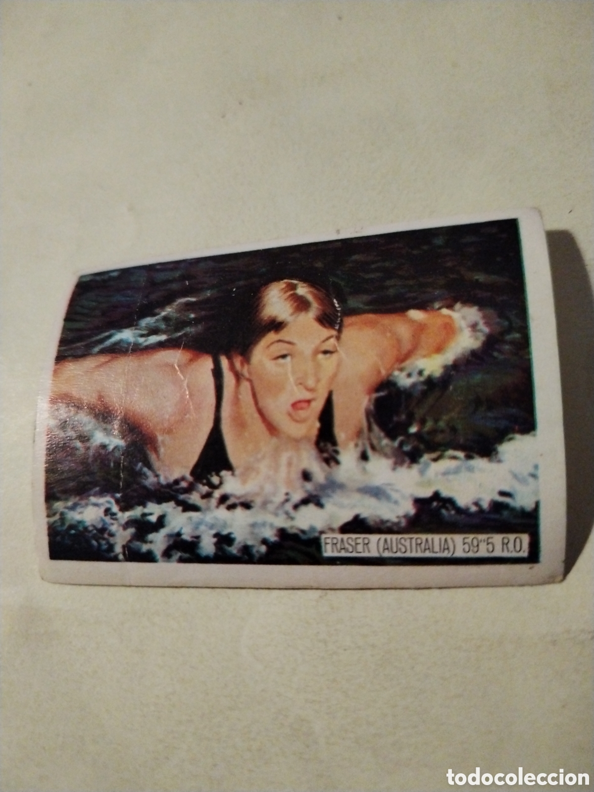 Coleccionismo Cromos antiguos: Cromo sin pegar los juegos ol&iacute;mpicos Nestl&eacute; n&deg;258 Fraser Australia Tokyo 1964