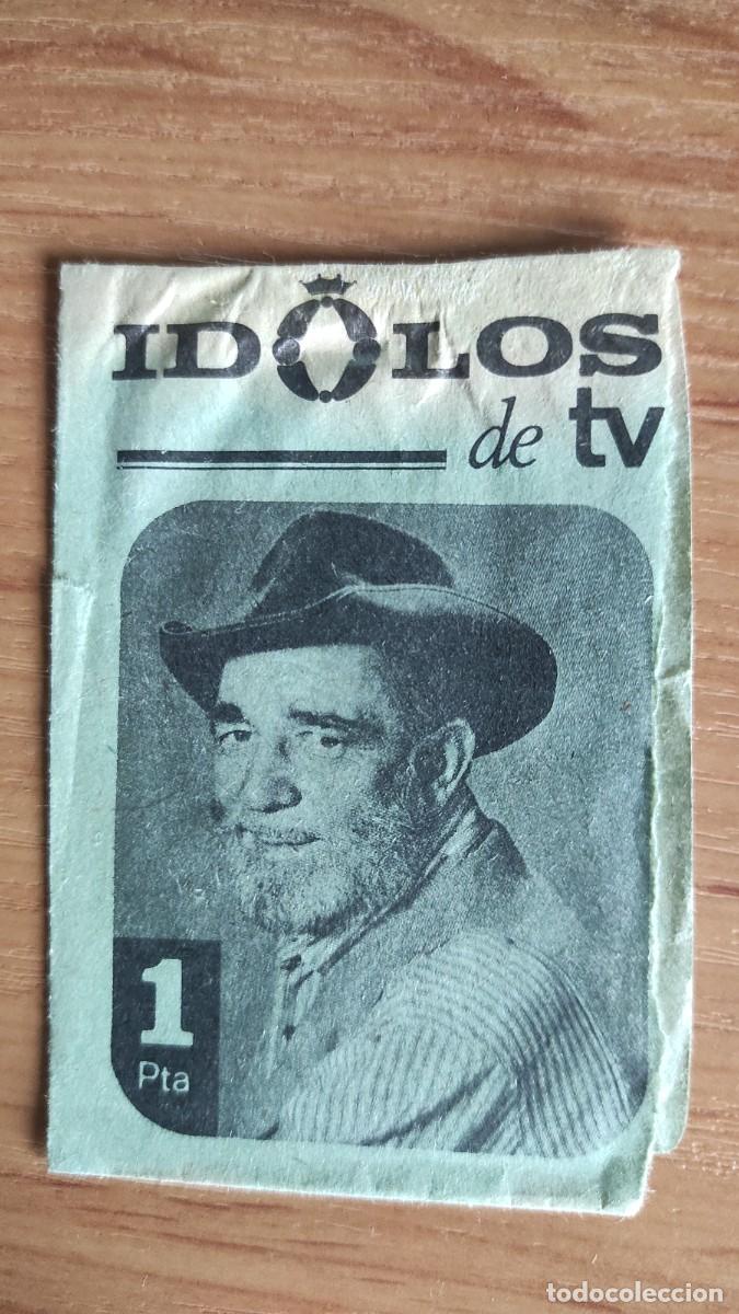 Coleccionismo Cromos antiguos: &Iacute;dolos de la TV fher 1968 sobre de cromos vac&iacute;o