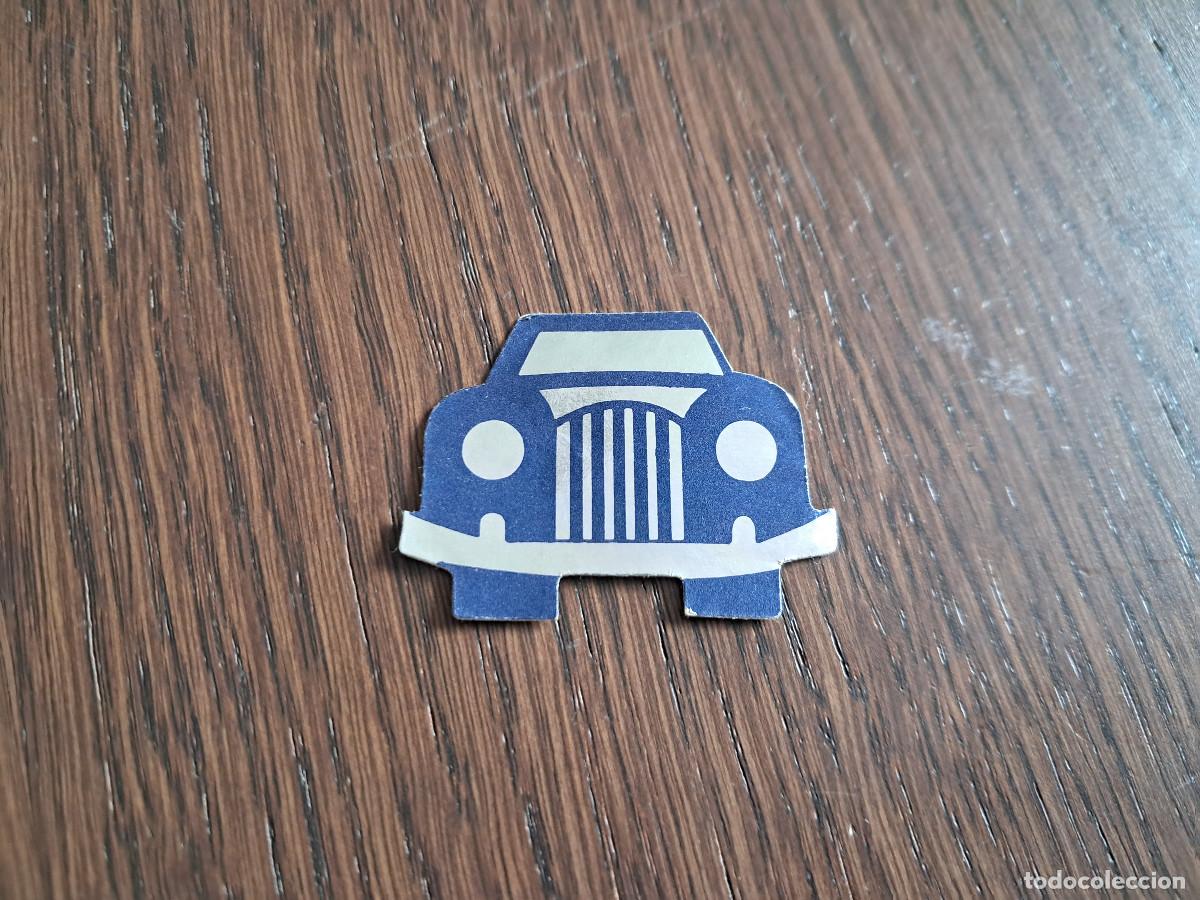 Coleccionismo Cromos antiguos: cromo troquelado brillante de Panrico, a&ntilde;os 80. coche, autom&oacute;vil.