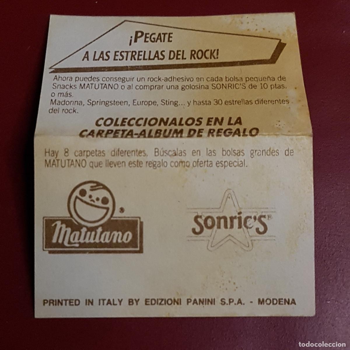Coleccionismo cromos antiguos: MATUTANO - SONRIC S - MECANO - NUNCA PEGADO - Foto 2