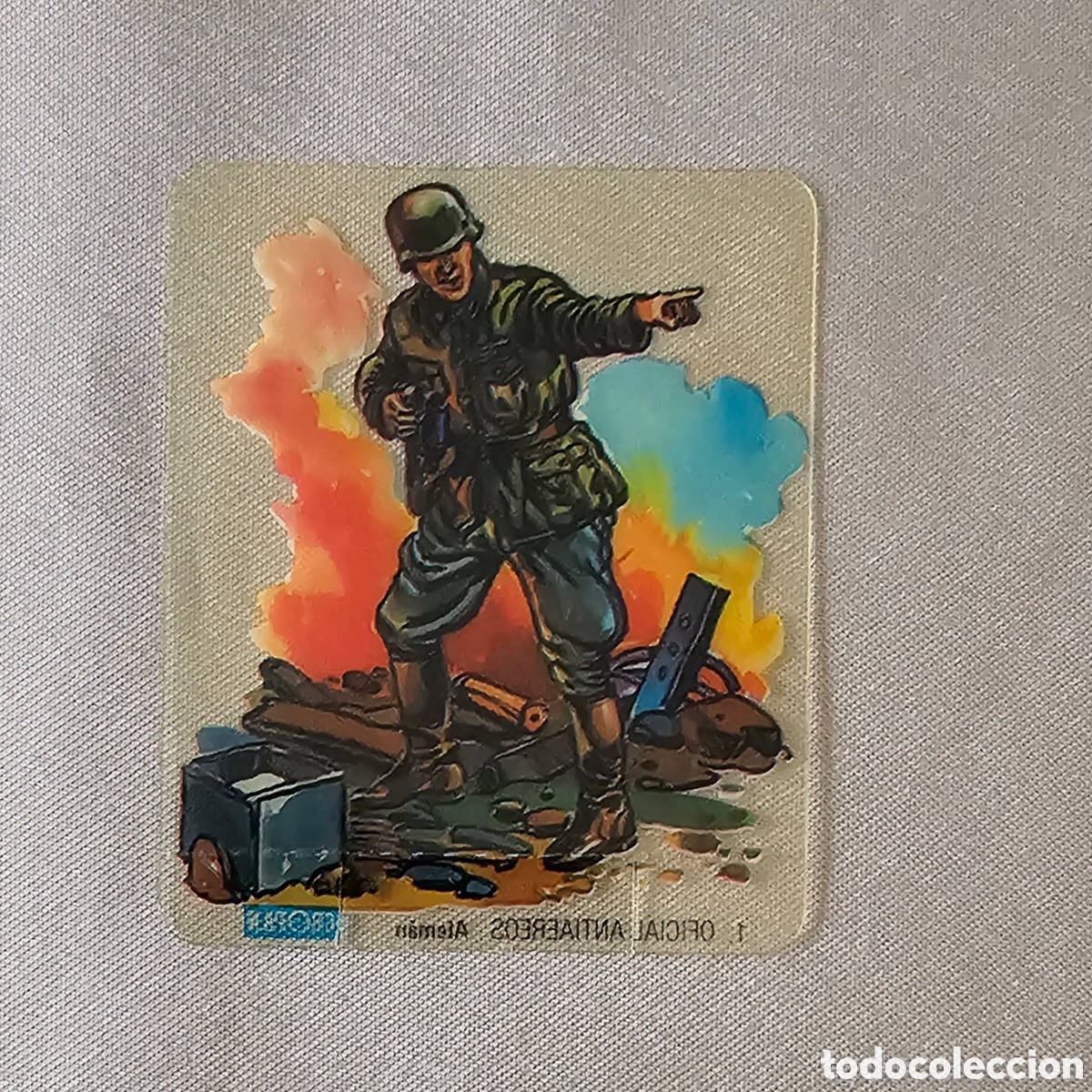 Coleccionismo Cromos antiguos: CROMO SOLDADOS OFICIAL ANTIAEREOS ALEMAN NUMERO 1 CROPAN