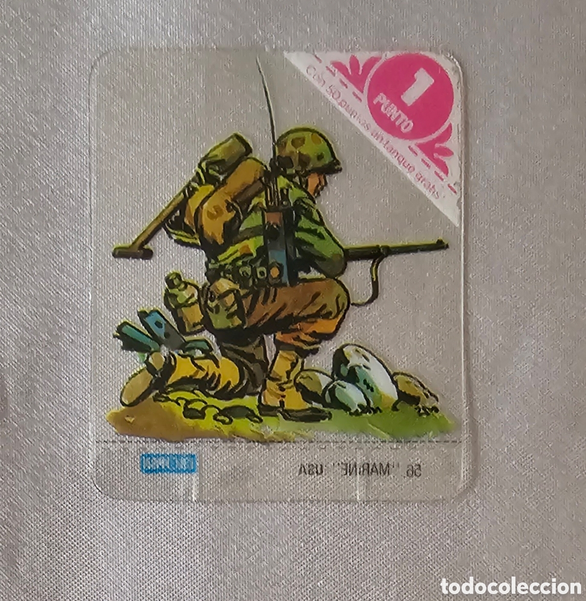 Coleccionismo Cromos antiguos: CROMO SOLDADOS &rdquo;MARINE&rdquo; USA NUMERO 56 CROPAN