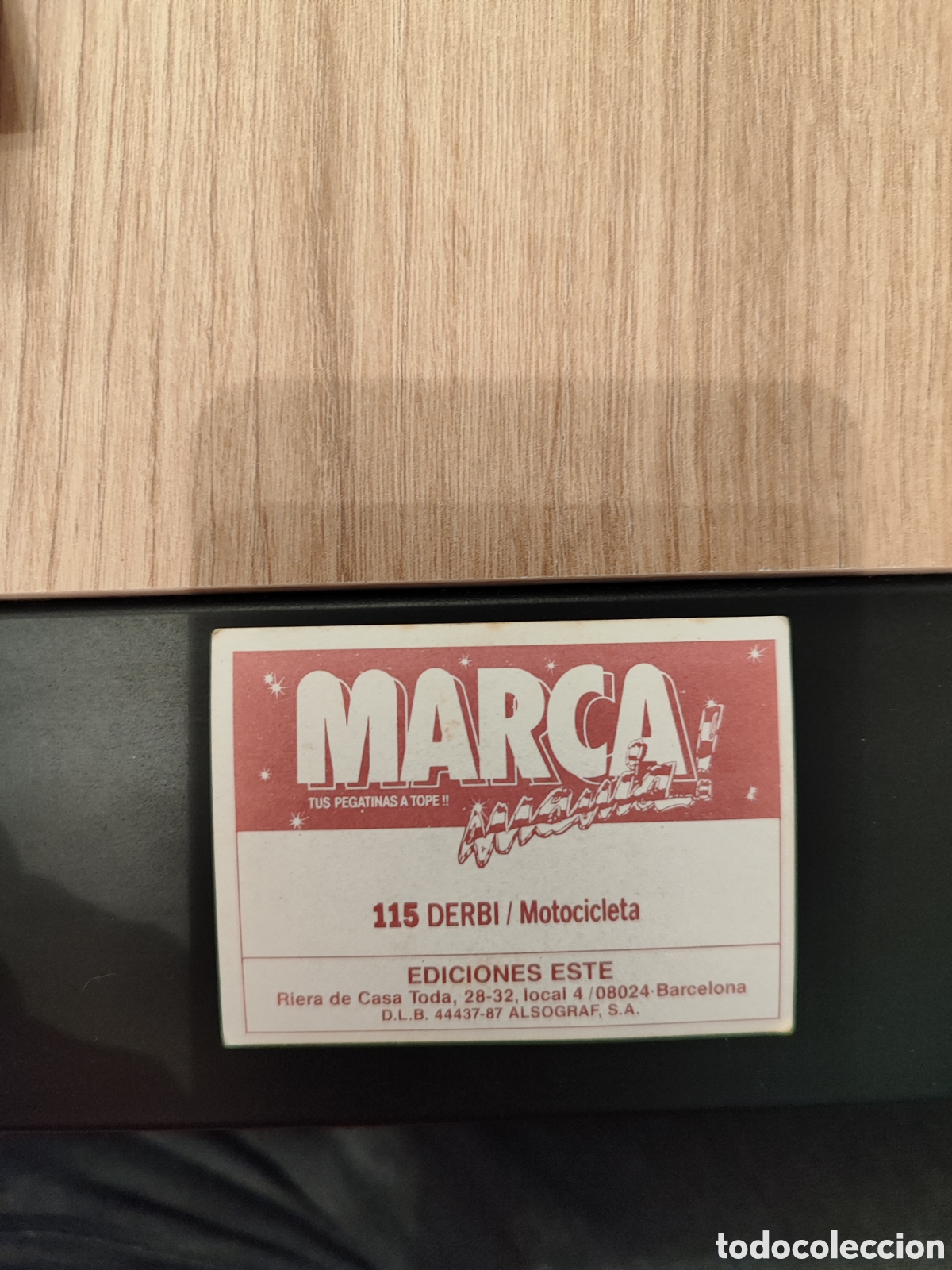 Coleccionismo cromos antiguos: Cromo marcamania derbi - Foto 2