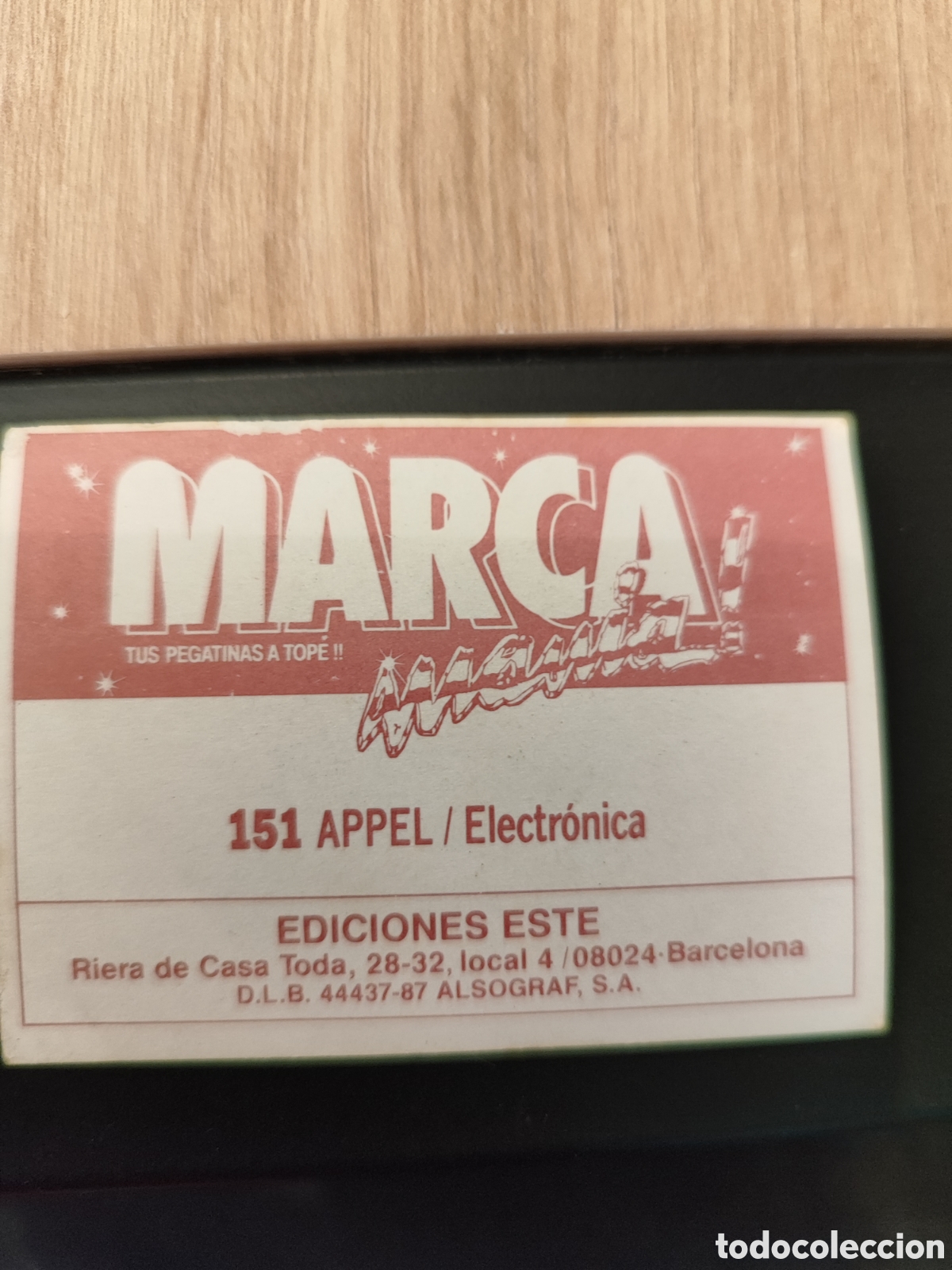 Coleccionismo cromos antiguos: Cromo marcamania Apple - Foto 2
