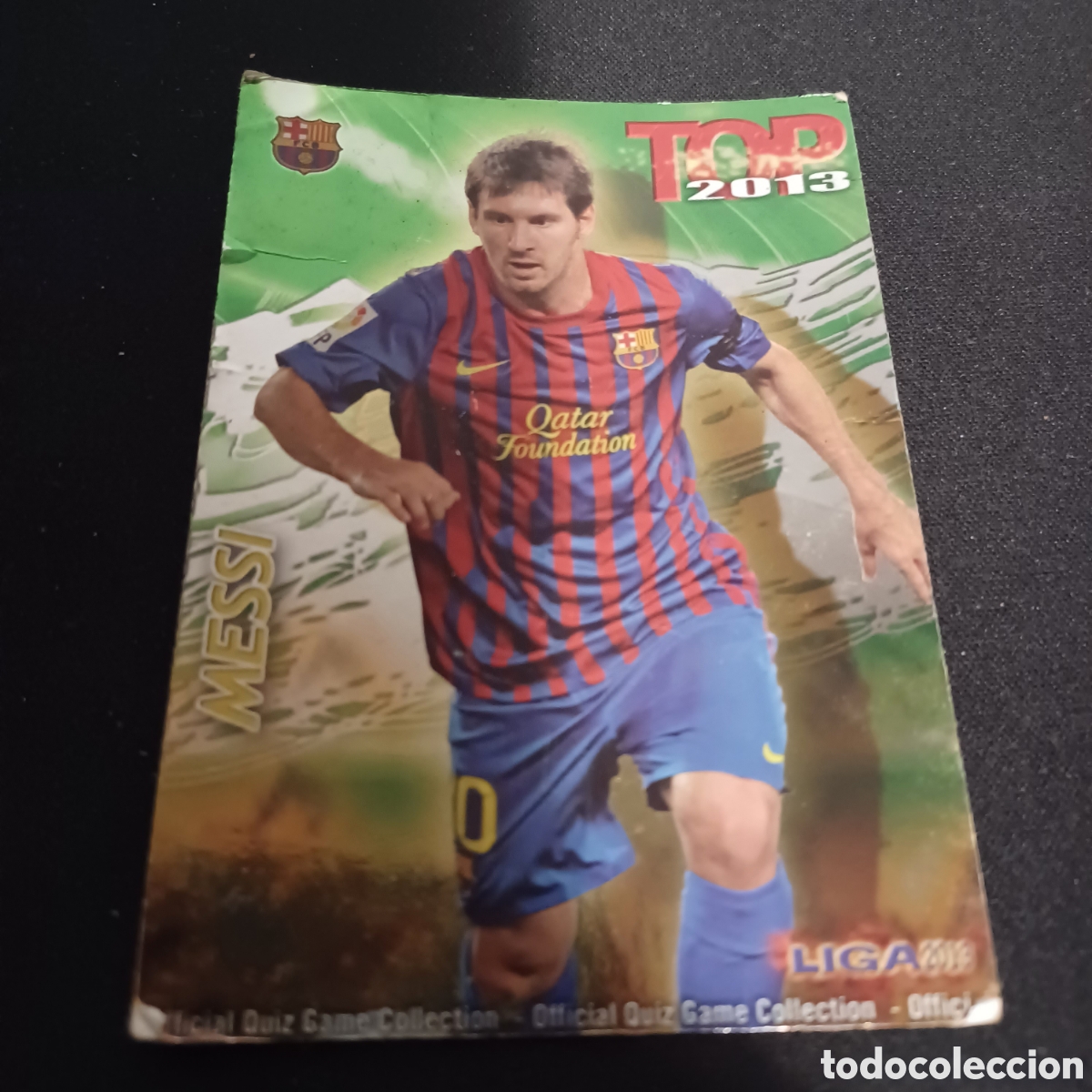 Coleccionismo cromos antiguos: CROMO MESSI TOP 2013 (ED. LIMITADA) - Foto 1