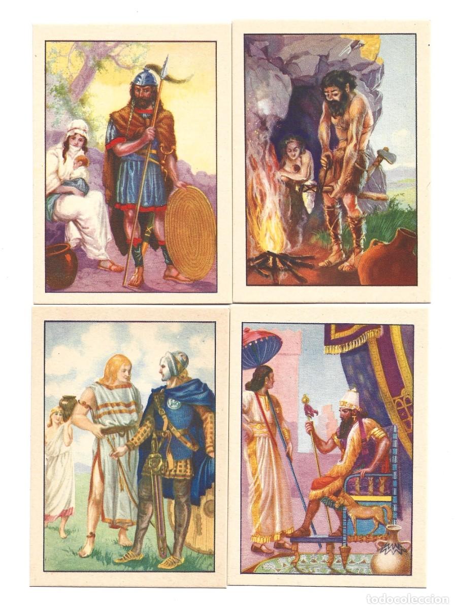 Coleccionismo cromos antiguos: DOCE CROMO DE TRAJE A TRAVES DE LOS SIGLOS - Foto 1