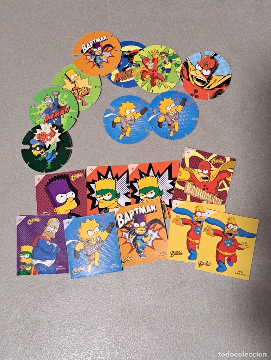 Coleccionismo cromos antiguos: Tazos Cheetos &rdquo;The Simpson&rdquo; - Foto 1