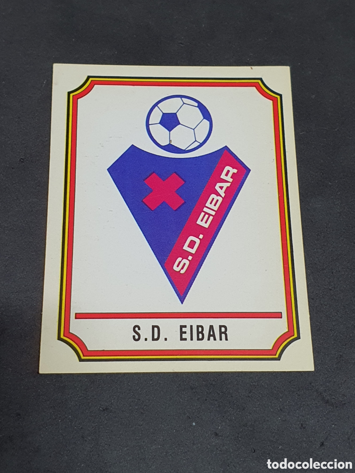 Collectable Antique Stickers: Cromo escudo S.D.Eibar liga 1983,nuevo nunca pegado