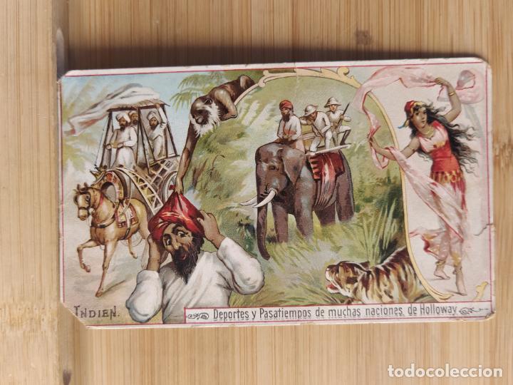 Coleccionismo Cromos antiguos: INDIA-INDIEN-PILDORAS HOLLOWAY-CROMO ANTIGUO-VER FOTOS-(106.300)