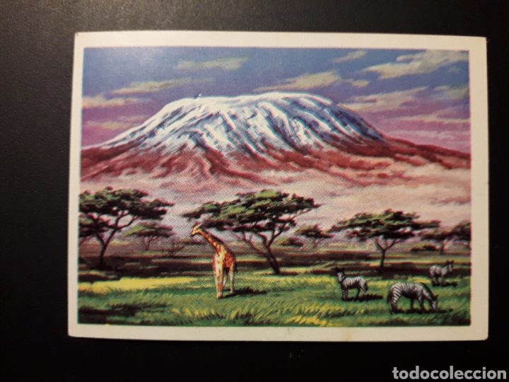 Colecionismo Cromos antigos: MONTE KILIMANJARO EL M&Aacute;S Y EL MENOS. ED RUIZ ROMERO 1975 N&deg; 130 SIN PEGAR PEDIDO M&Iacute;NIMO 3&euro;