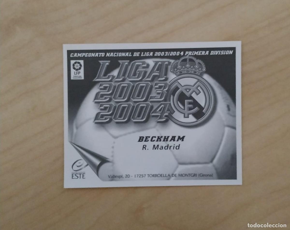 Coleccionismo cromos antiguos: ESTE 03/04 - BECKHAM - NUEVO DE SOBRE - Foto 2