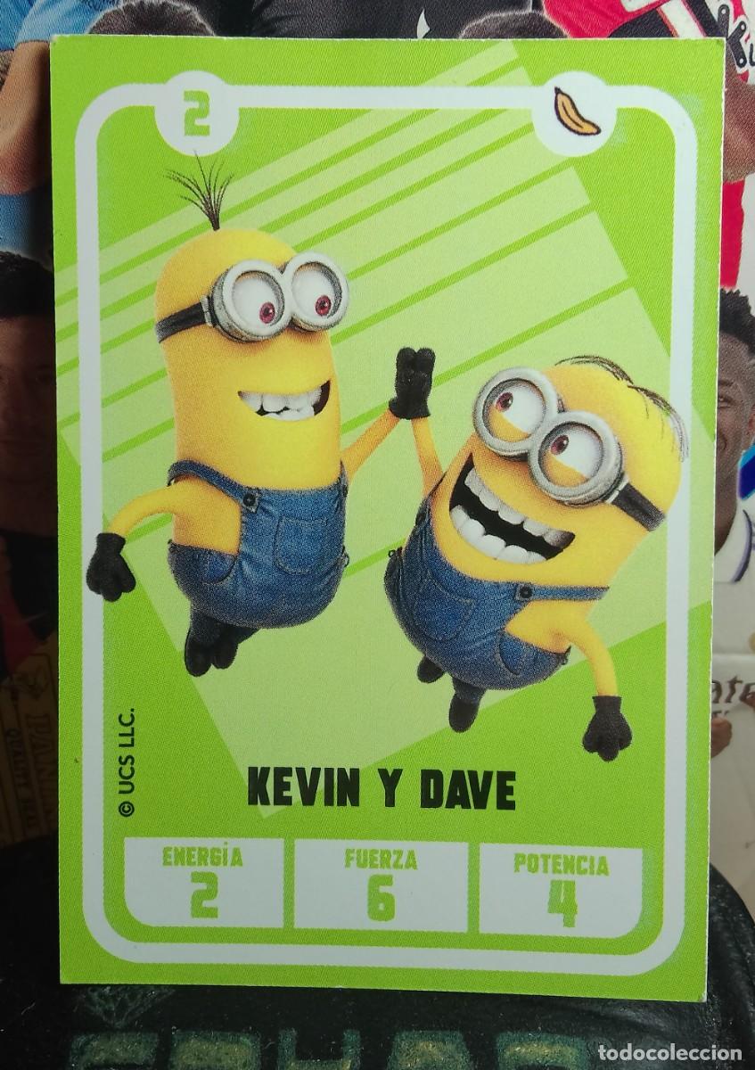 Coleccionismo cromos antiguos: 2 KEVIN Y DANE LOS MINIONS CARREFOUR - Foto 1