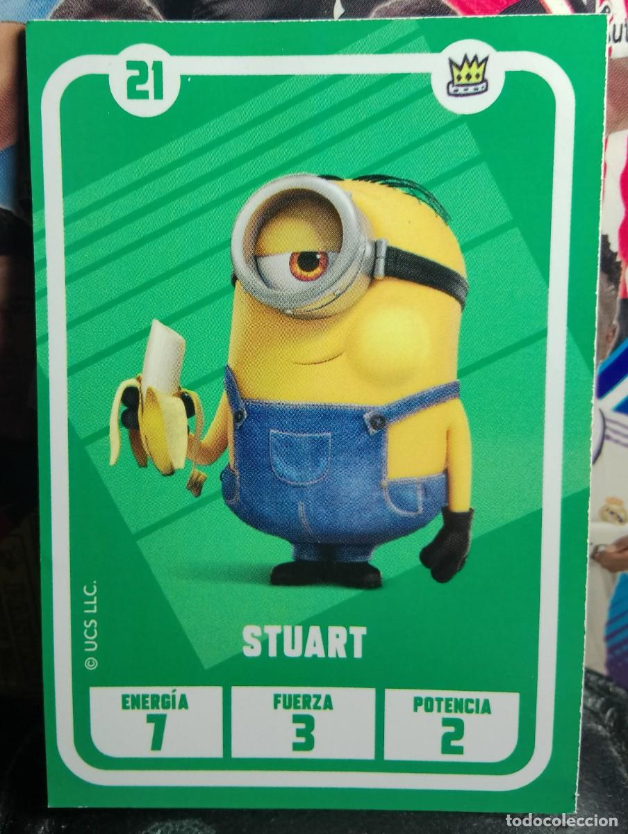 Coleccionismo cromos antiguos: 21 STUART LOS MINIONS CARREFOUR - Foto 1