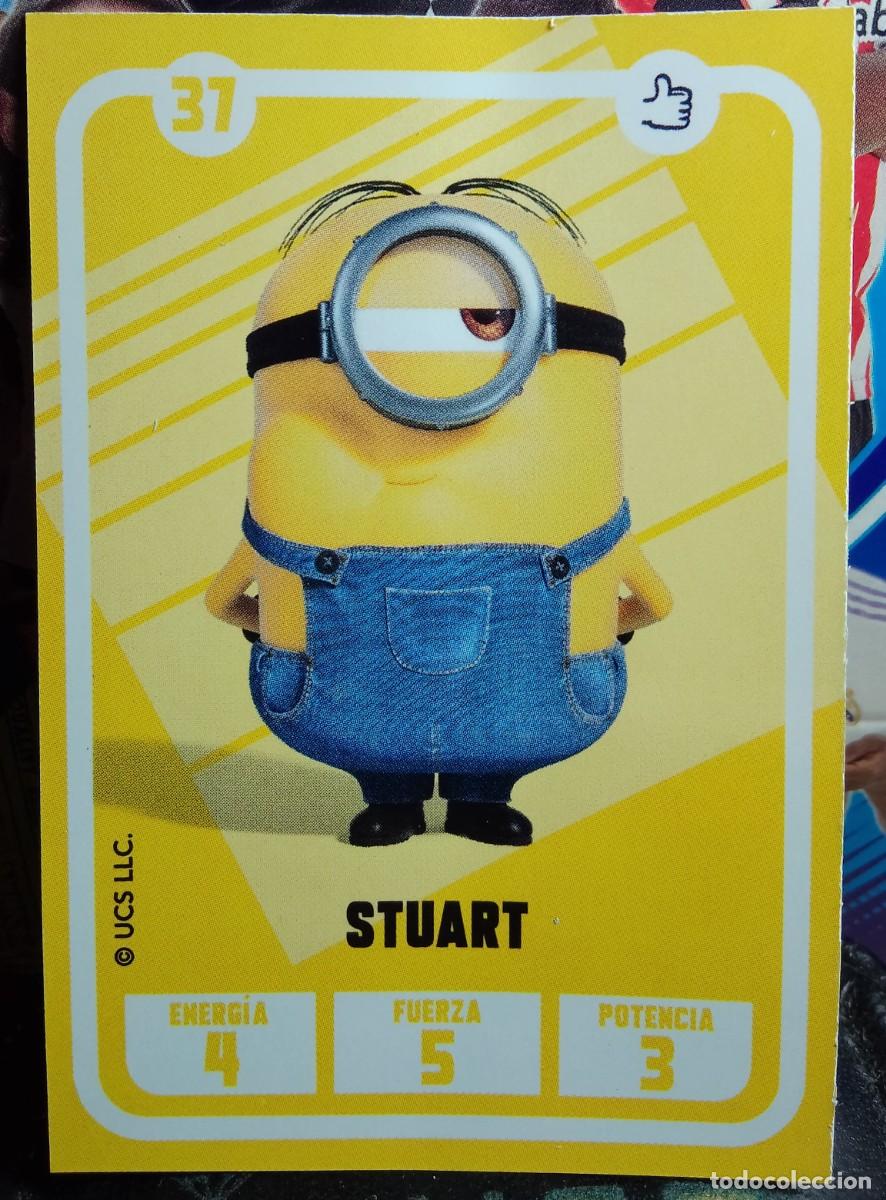 Coleccionismo cromos antiguos: 37 STUART LOS MINIONS CARREFOUR - Foto 1