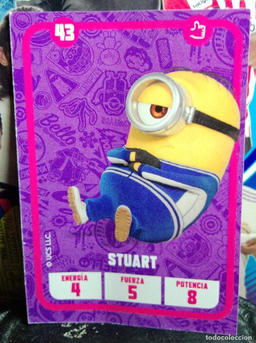 Coleccionismo cromos antiguos: 43 STUART LOS MINIONS CARREFOUR - Foto 1