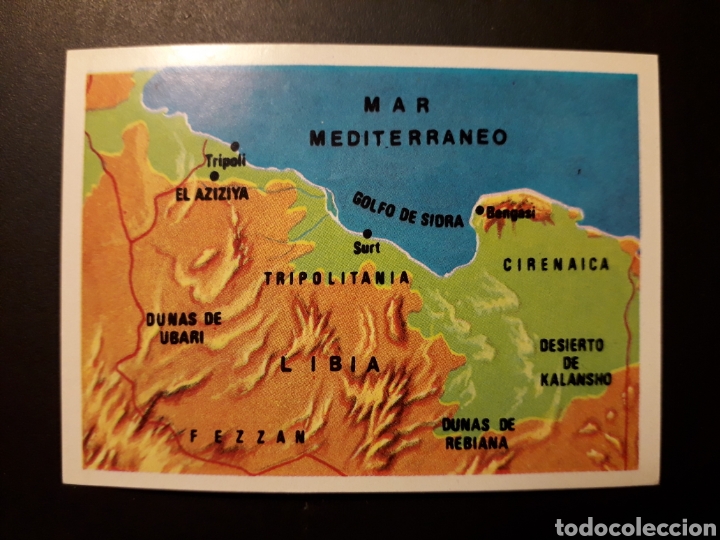 Sammeln alte Sammelbilder: LIBIA, EL M&Aacute;S Y EL MENOS. ED RUIZ ROMERO 1975 N&deg; 164 SIN PEGAR PEDIDO M&Iacute;NIMO 3&euro;