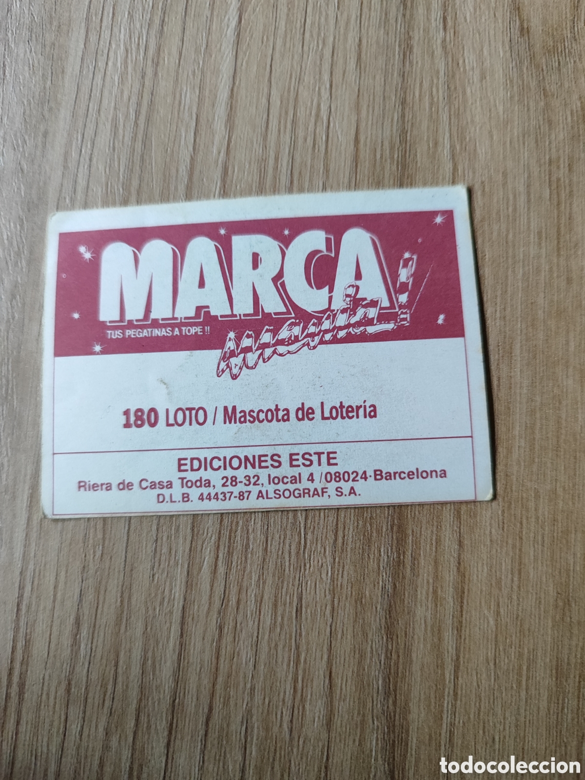 Coleccionismo cromos antiguos: Cromo marcamania Loto - Foto 2