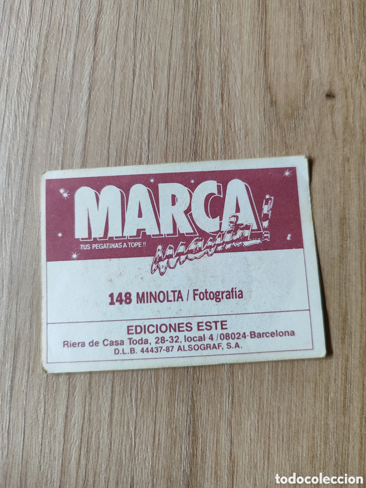 Coleccionismo cromos antiguos: Cromo marcamania minolta - Foto 2
