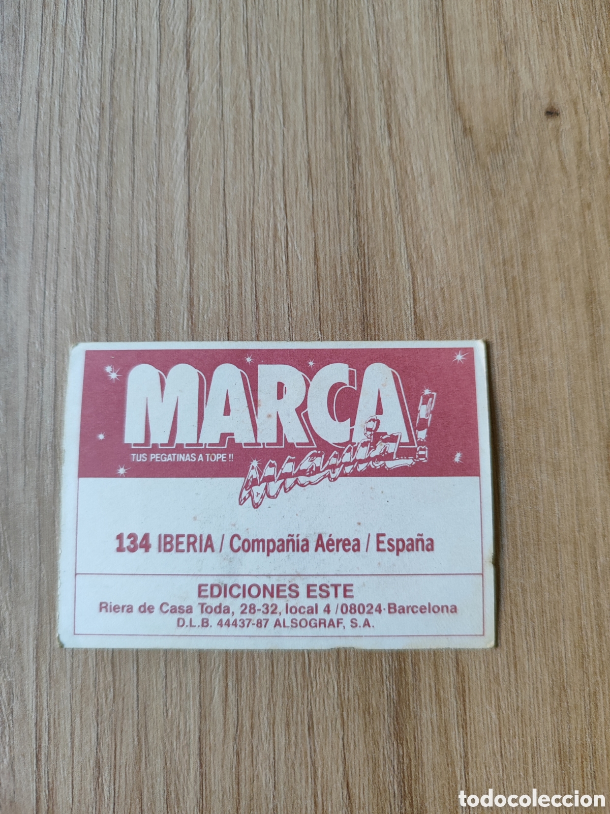 Coleccionismo cromos antiguos: Cromo marcamania Iberia - Foto 2