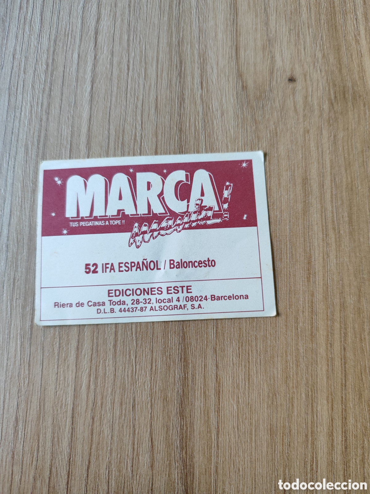 Coleccionismo cromos antiguos: Cromo marcamania Espa&ntilde;ol - Foto 2