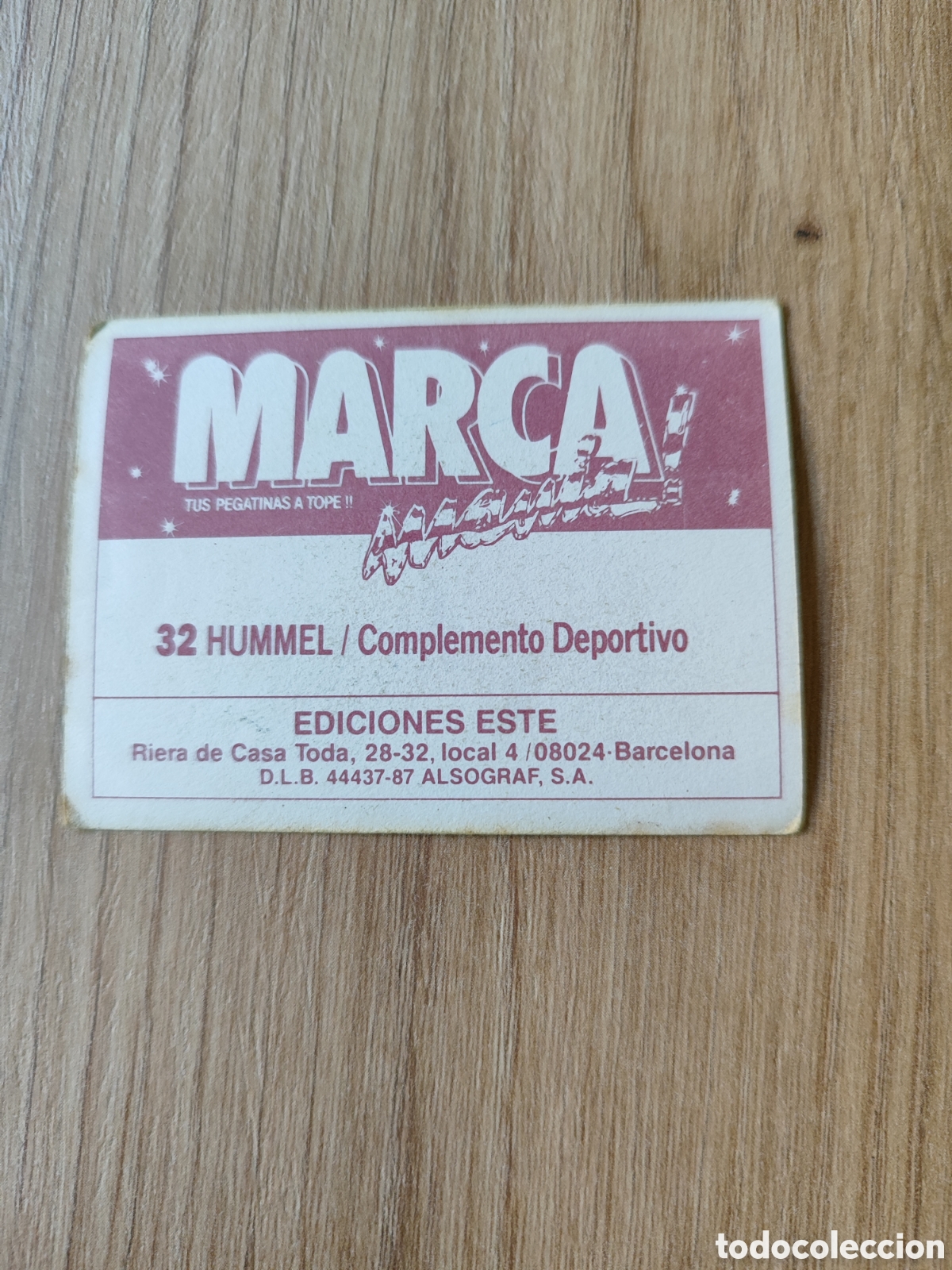 Coleccionismo cromos antiguos: Cromo marcamania Hummel - Foto 2