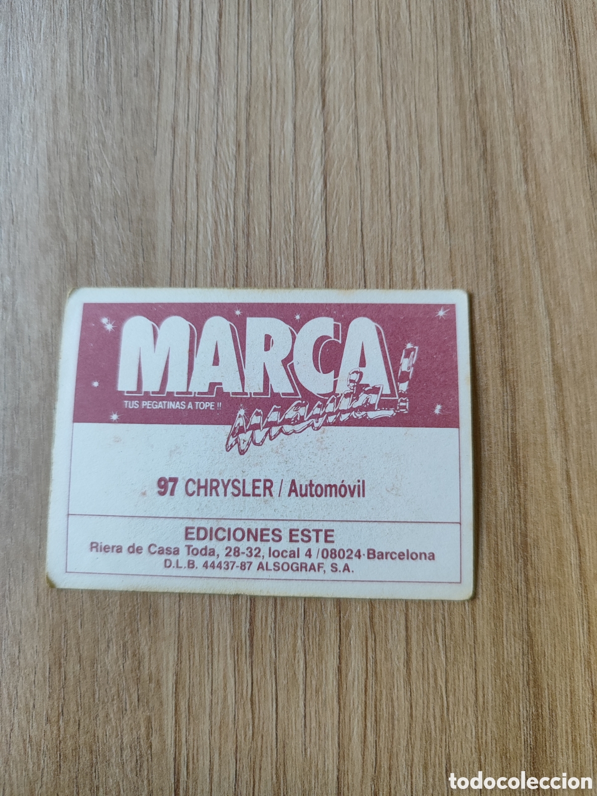 Coleccionismo cromos antiguos: Cromo marcamania Chrysler - Foto 2